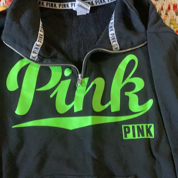Victoria Secret Pink Half Zip sweater - Picture 3 of 6